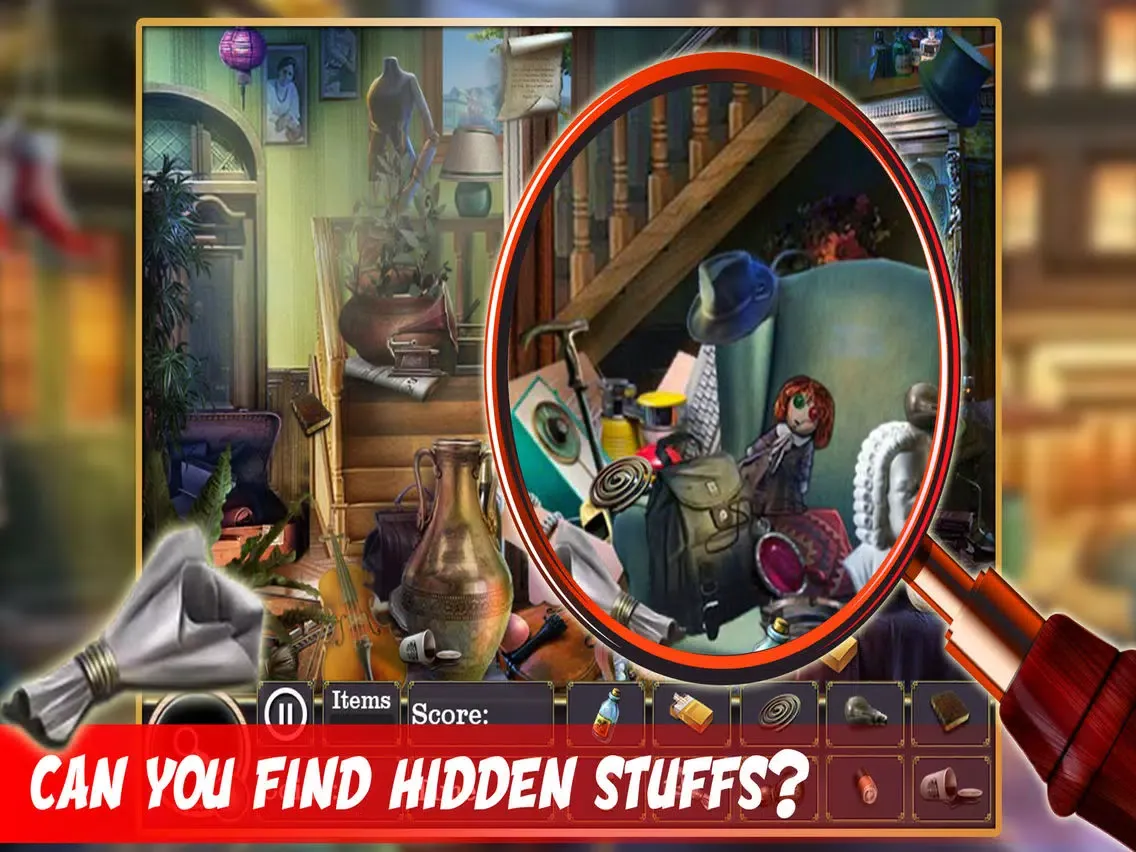 Hidden object: The curse of the house pro iPad  Screenshots