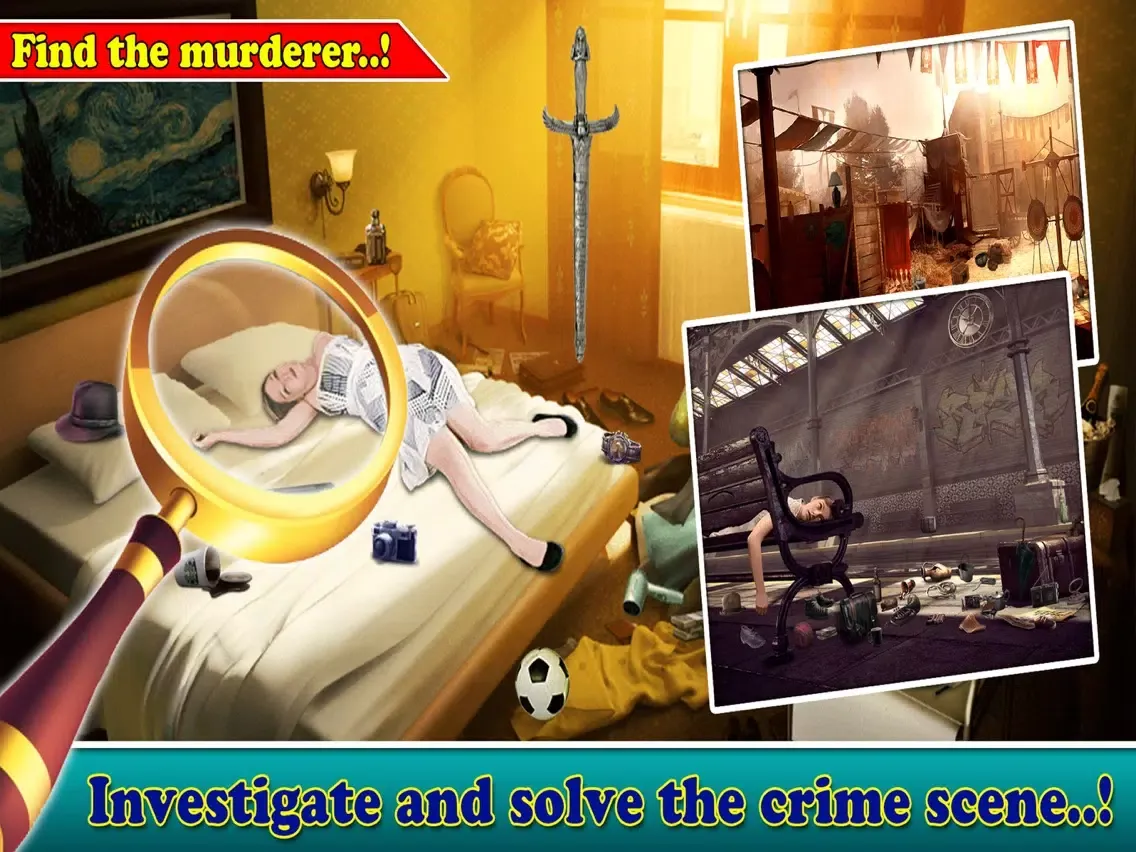 The Secret Diary Mystery Pro : Hidden Object find hide clue solve mystery scene iPad  Screenshots
