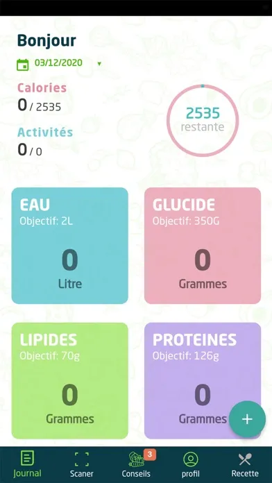 Captures d'écran de TT-Healthy