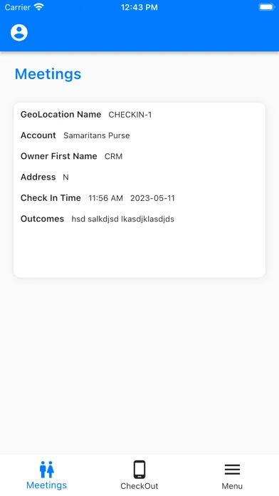 Screenshot di T3 CRM