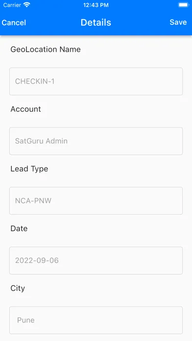 Screenshot di T3 CRM