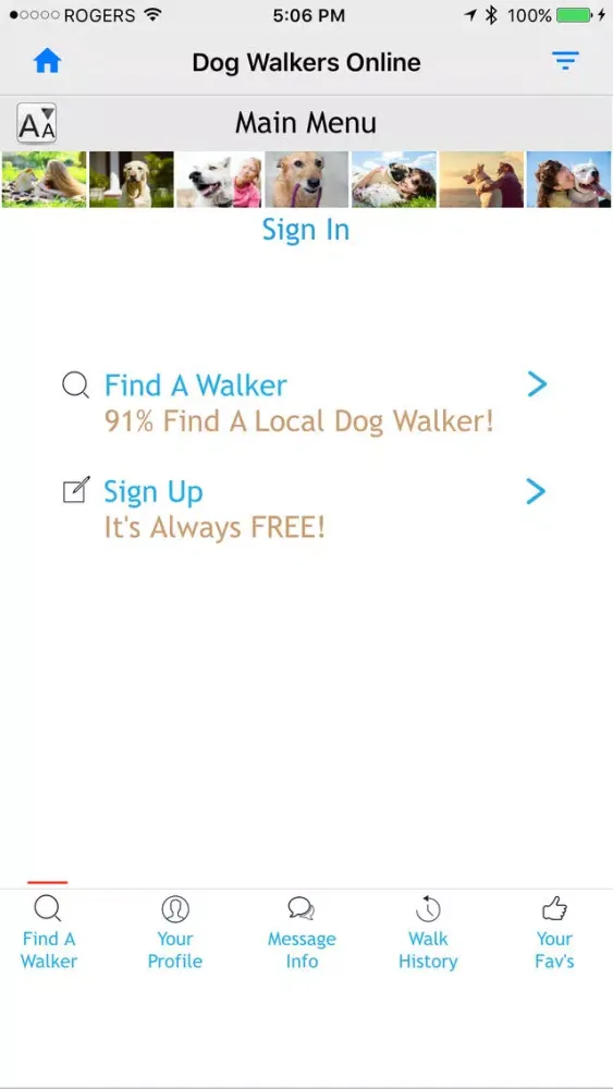 Ảnh chụp màn hình của Dog Walker Online