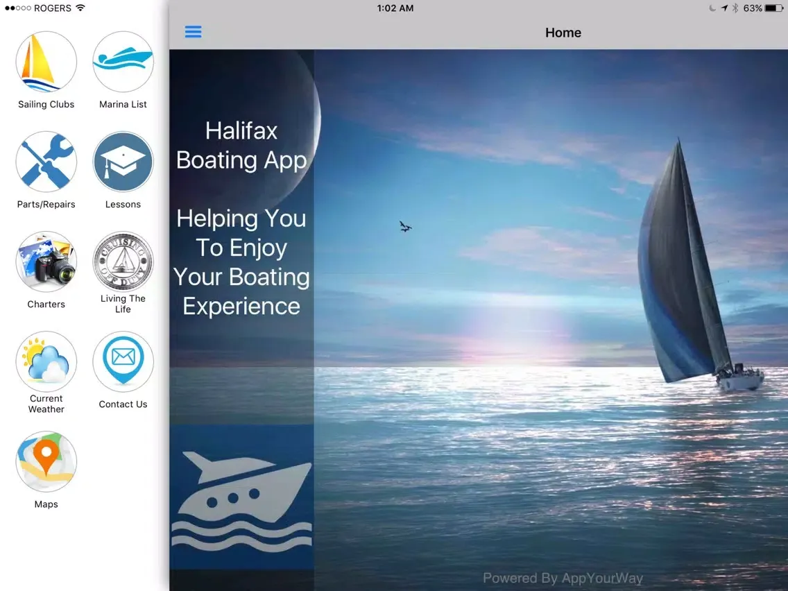 Capturas de tela do Halifax Boating iPad 