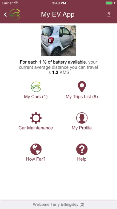 Zrzuty ekranu My EV App - Logging Made Easy