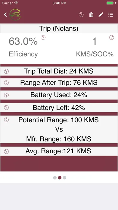 Zrzuty ekranu My EV App - Logging Made Easy