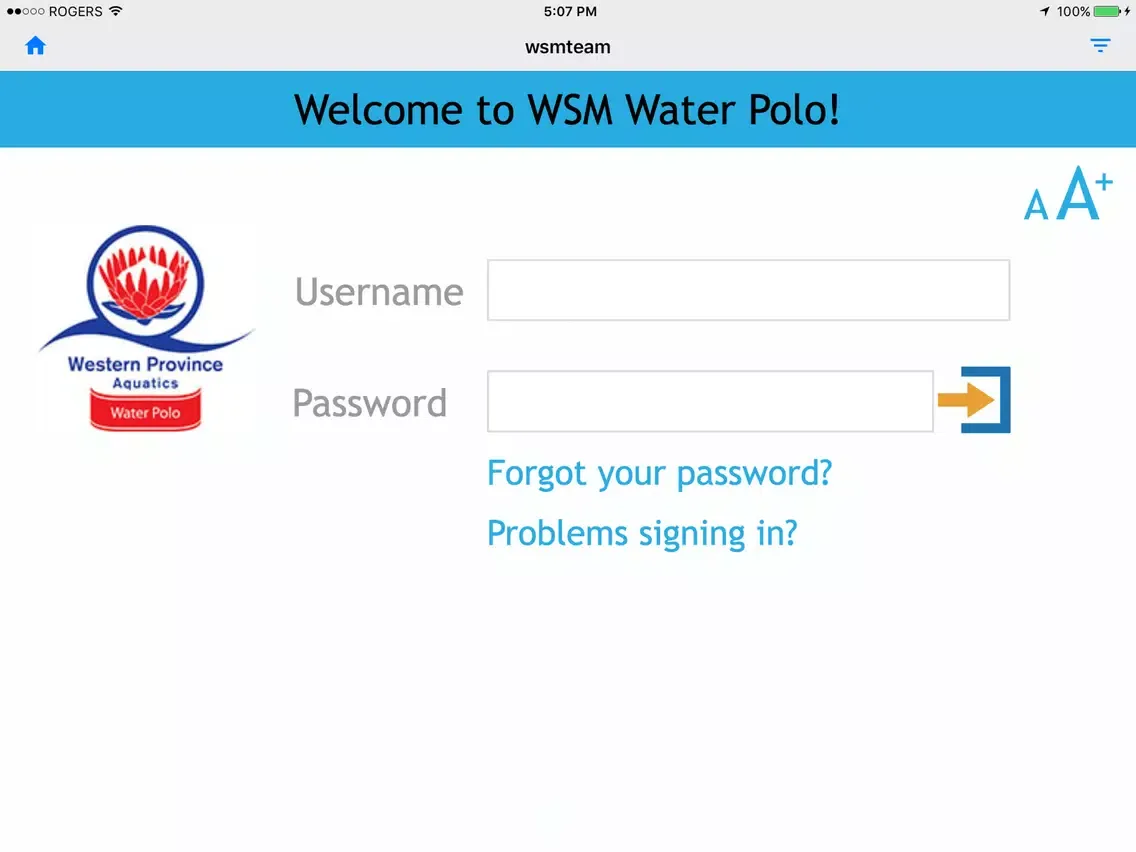 WSM Water Polo iPad  스크린샷
