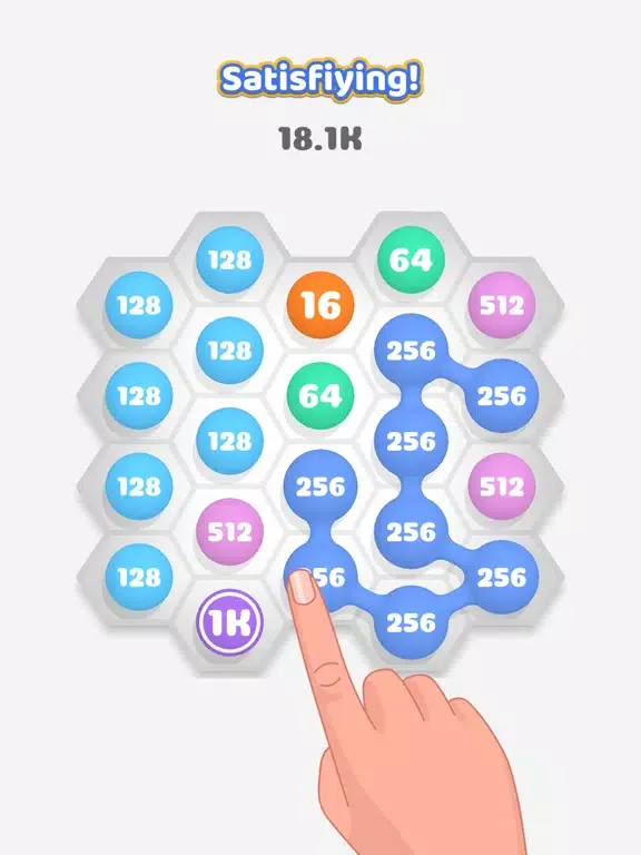 Tangkapan layar Hexa Connect 3D iPad 