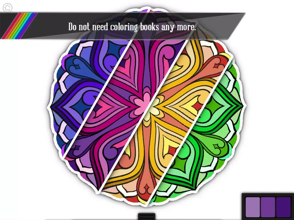 Zrzuty ekranu Enchanted Secret Garden-A Free Coloring book iPad 