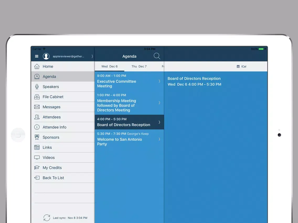 TTLA Events - TX Trial Lawyers iPad  سکرین شاٹس