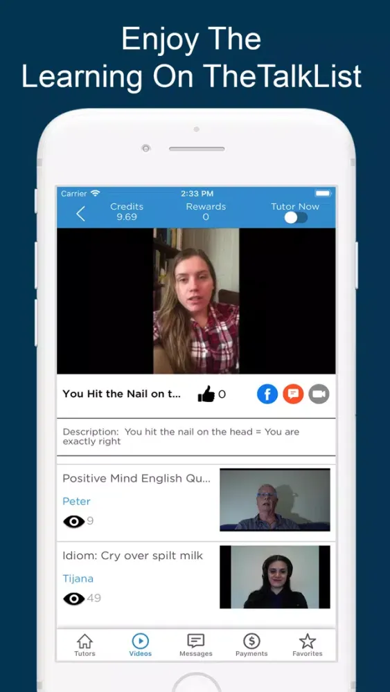 PEERS edu Screenshots