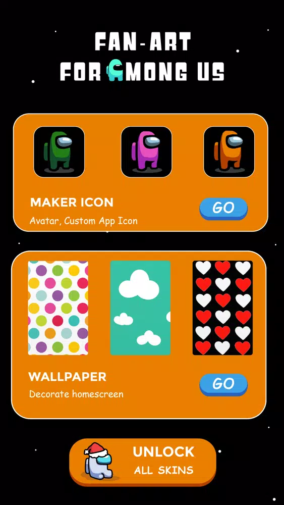 Captures d'écran de Fan-Art Maker for Among Us