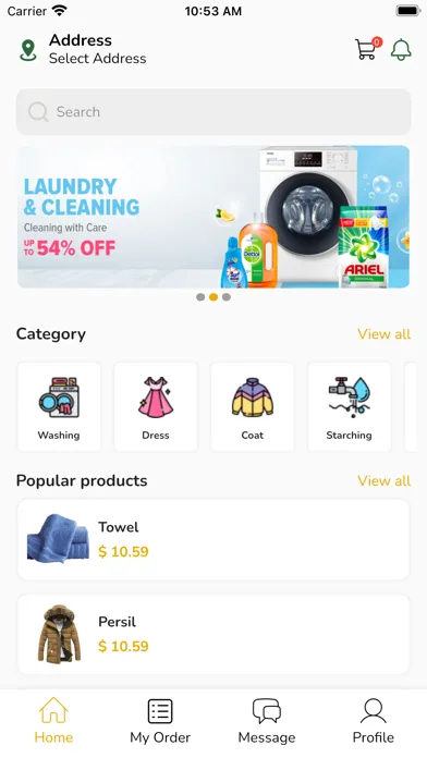 Captures d'écran de TTM Laundry
