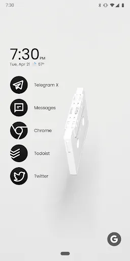 Capturas de pantalla de MINIMAL DARK Icon Pack