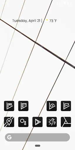 Capturas de pantalla de MINIMAL DARK Icon Pack