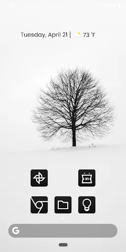 Capturas de pantalla de MINIMAL DARK Icon Pack