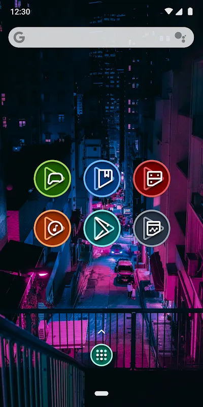Tangkapan skrin Relevo Circle
