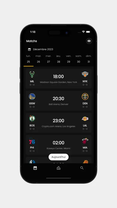 Hoops - Live scores and stats স্ক্রিনশট