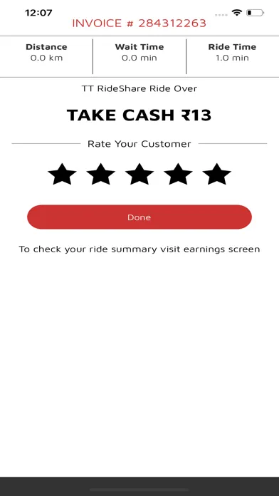 TT RideShare Driver স্ক্রিনশট