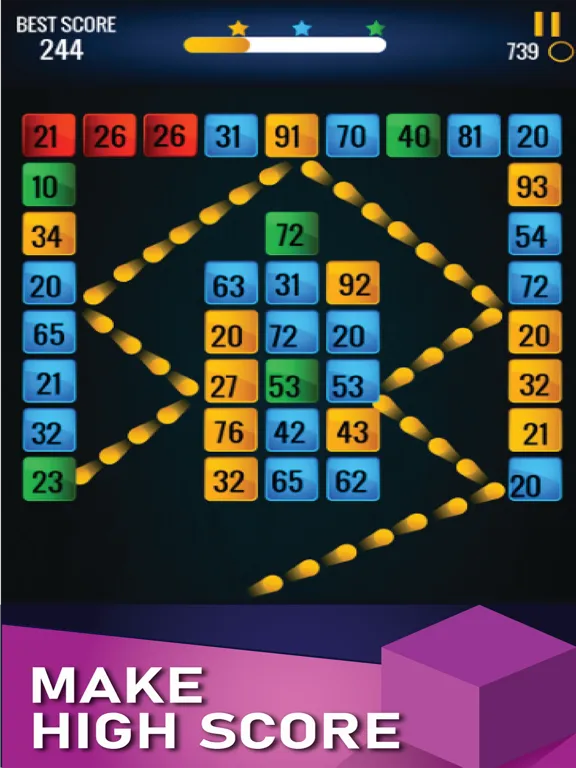 Brick Breaker Block Ball Games iPad 應用截圖