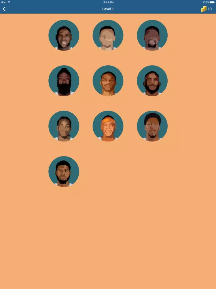تصاویر Basketball Players Quiz 2020 iPad 