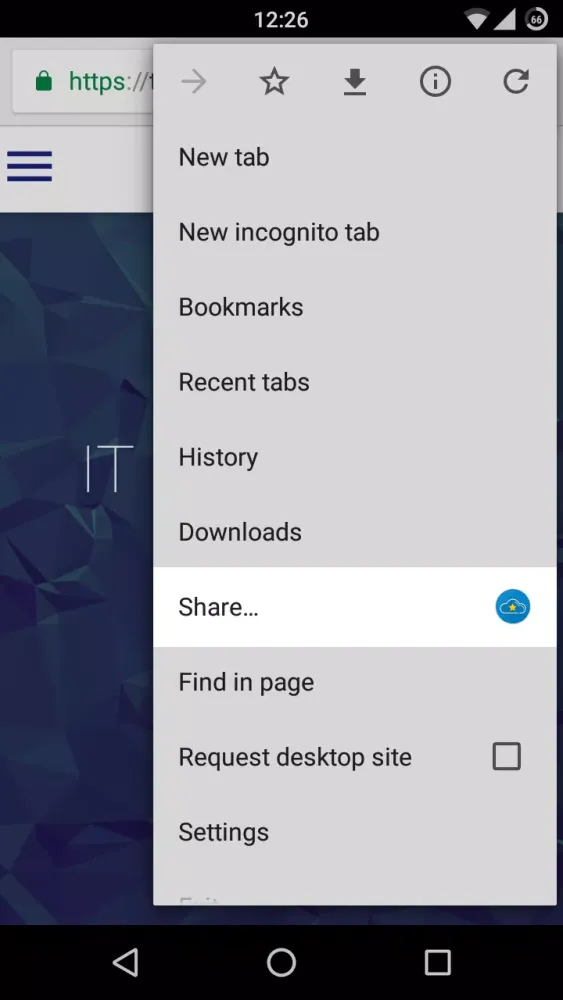 Save to Nextcloud Bookmarks应用截图