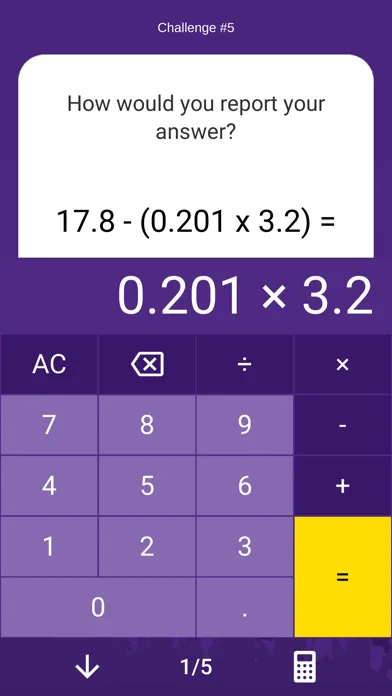 Sig Fig Tutor سکرین شاٹس