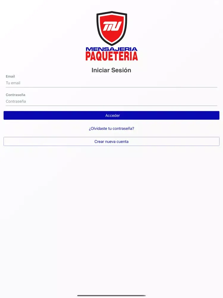 Capturas de tela do TTU Paquetería y Mensajería iPad 