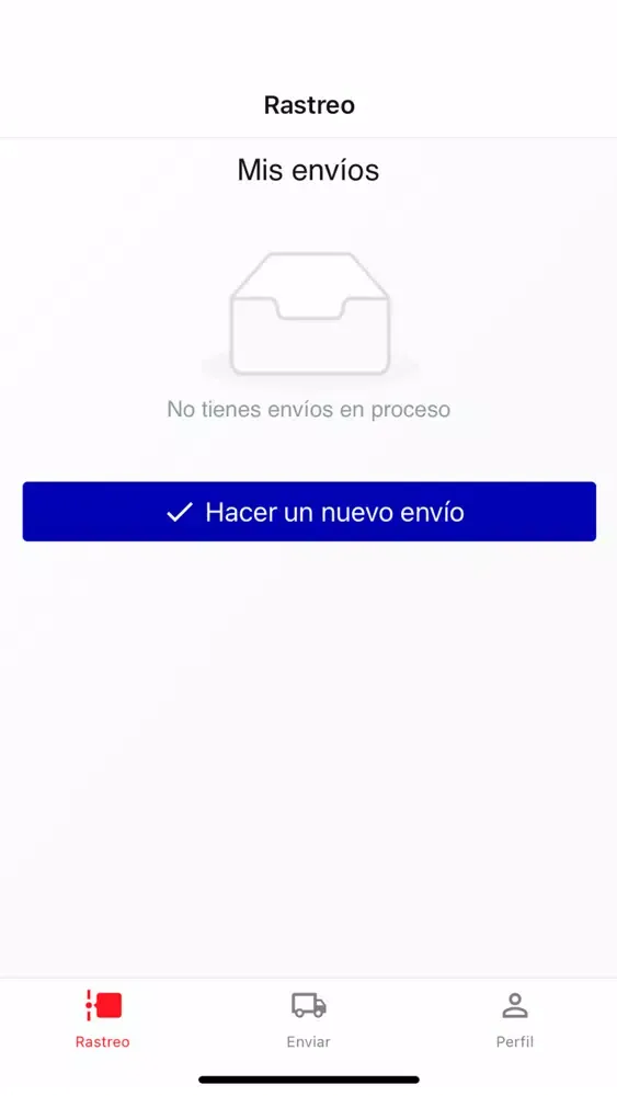 Capturas de tela do TTU Paquetería y Mensajería