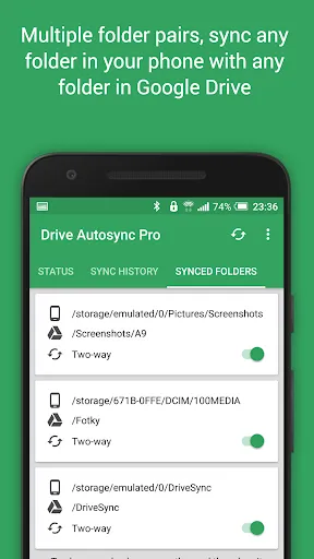 Autosync for Google Drive 스크린샷