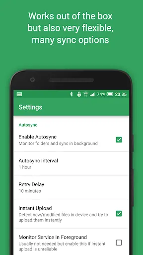Autosync for Google Drive 스크린샷