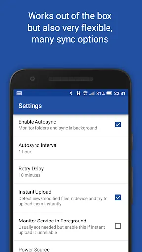 Capturas de tela do OneSync: Autosync for OneDrive