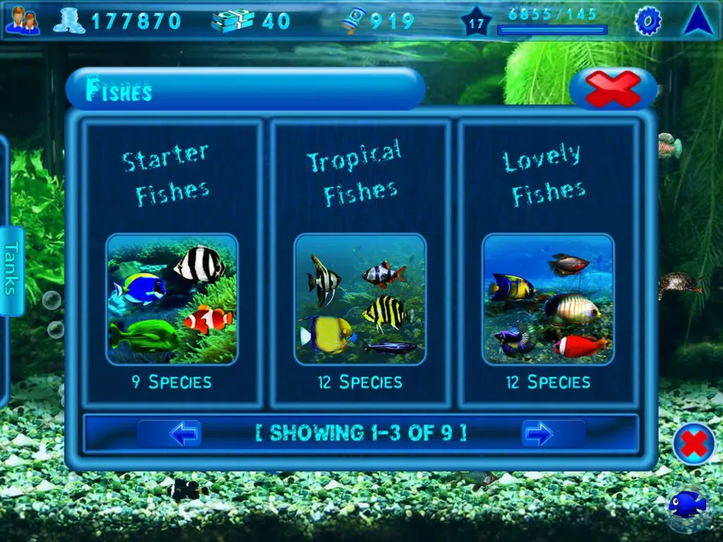 Captures d'écran de Fish Aquarium iPad 