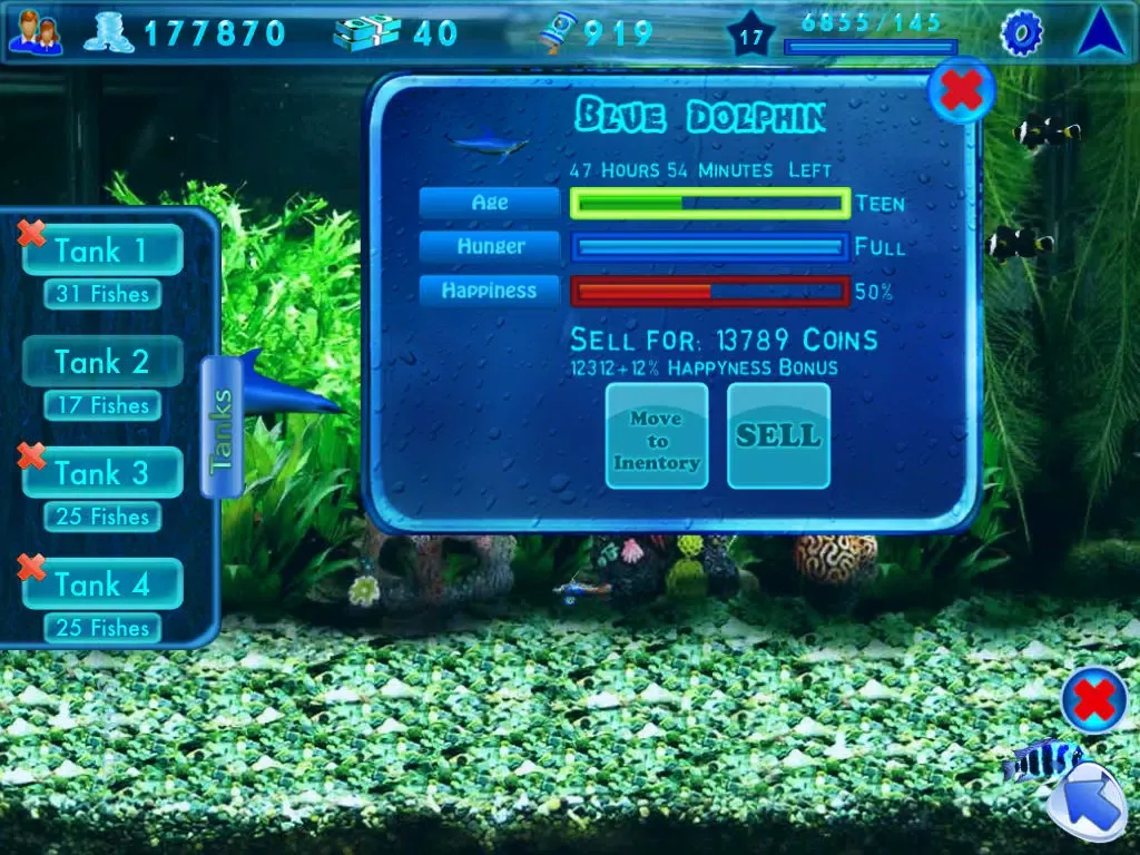 Captures d'écran de Fish Aquarium iPad 