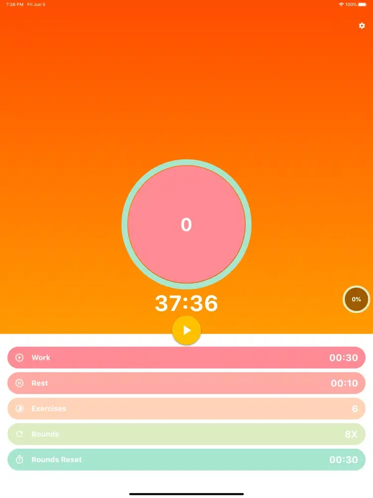HIIT Timer - HIIT Workouts iPad 应用截图