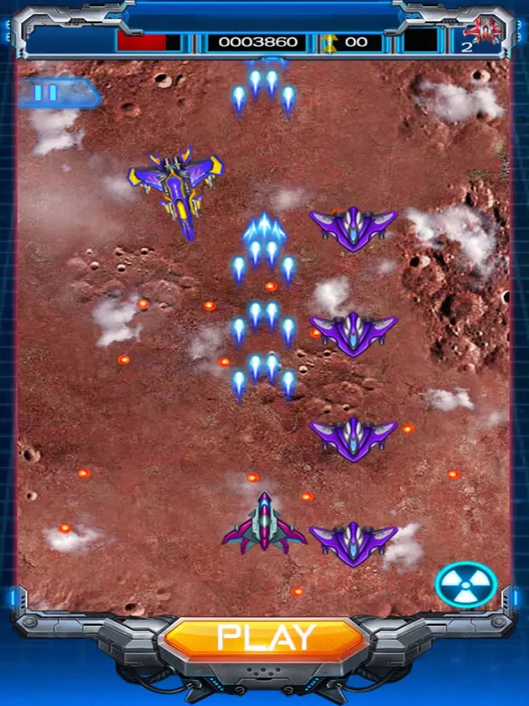 Tangkapan layar SpaceCraft - Attack Rival iPad 
