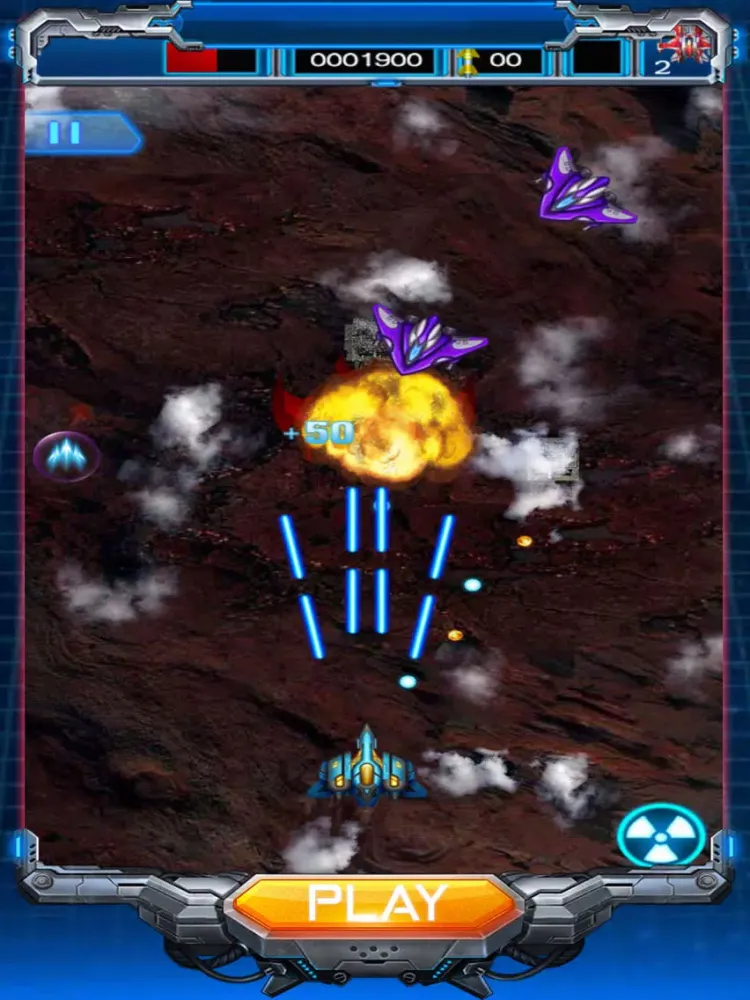 Tangkapan layar SpaceCraft - Attack Rival iPad 