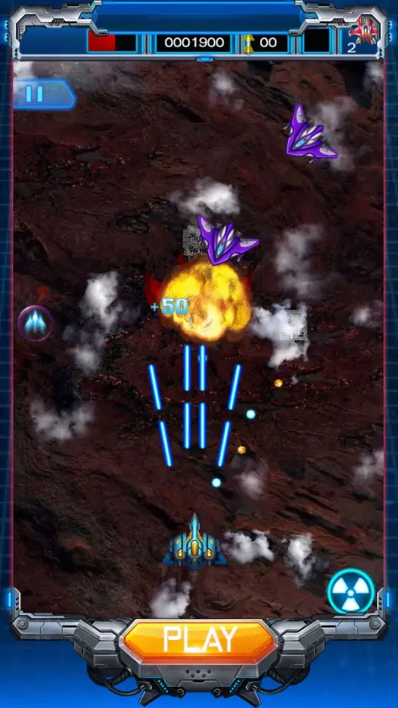 Tangkapan layar SpaceCraft - Attack Rival