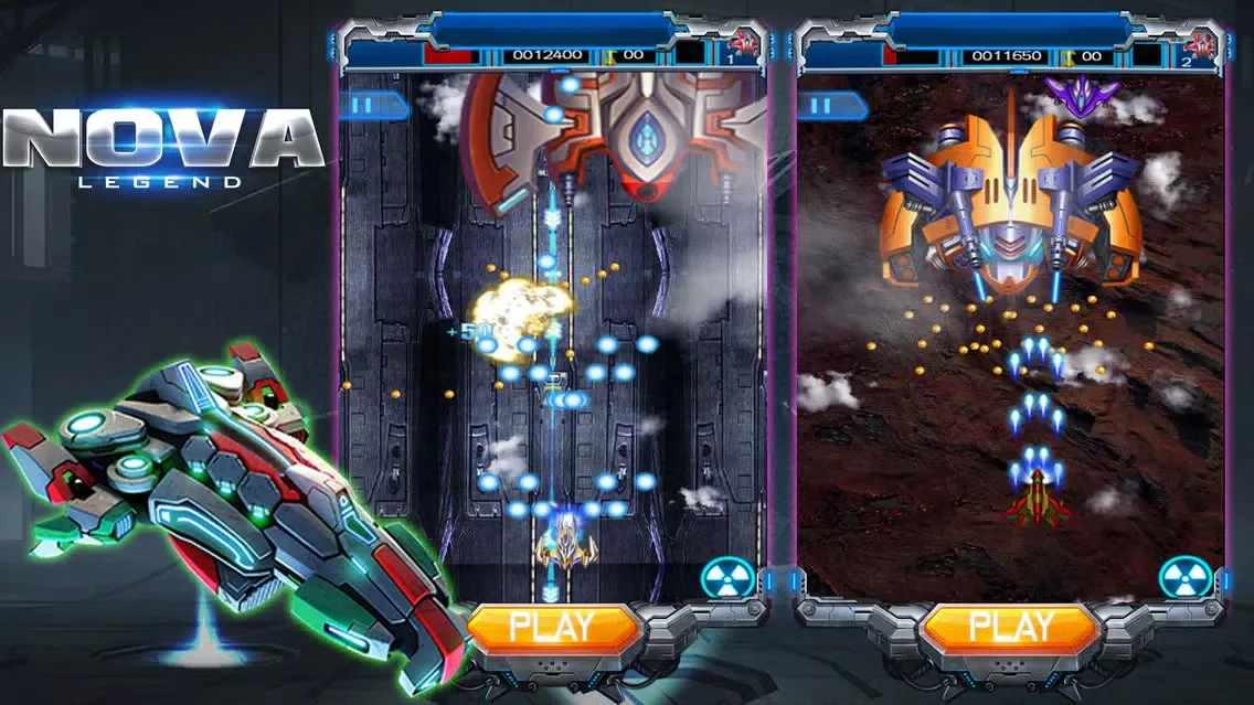 Tangkapan layar SpaceCraft - Attack Rival