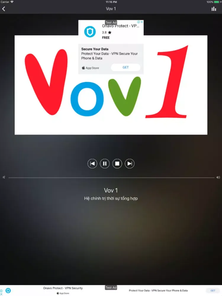 FM.Radio - Vov Media iPad  स्क्रीनशॉट
