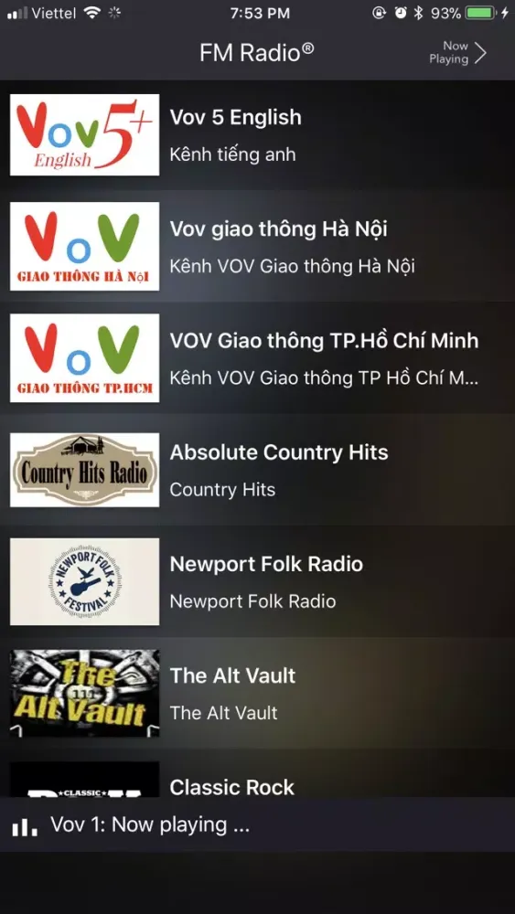 FM.Radio - Vov Media स्क्रीनशॉट