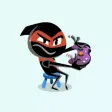 Cute Ninja stickers