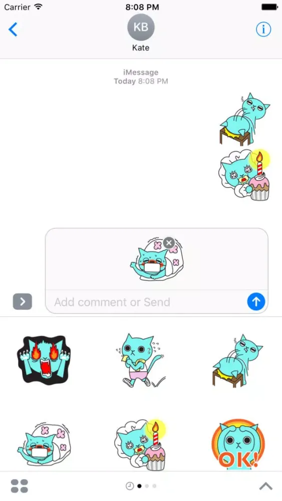 Funny Blue Cats應用截圖