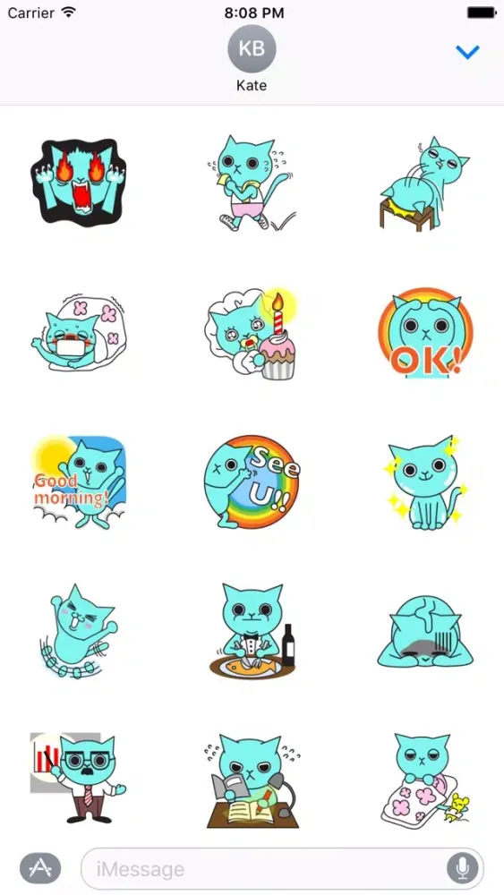 Funny Blue Cats應用截圖