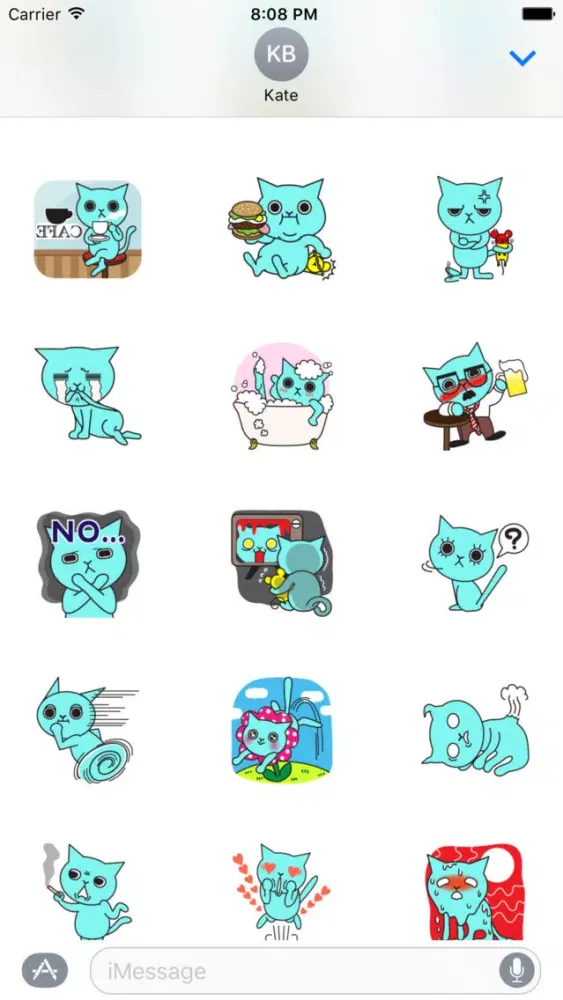 Funny Blue Cats應用截圖