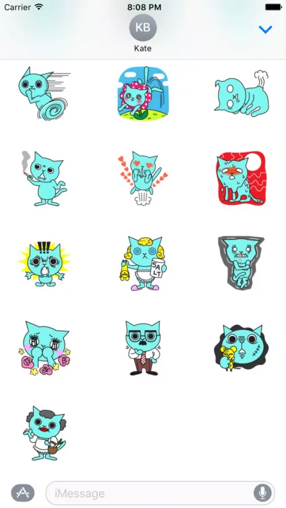 Funny Blue Cats應用截圖