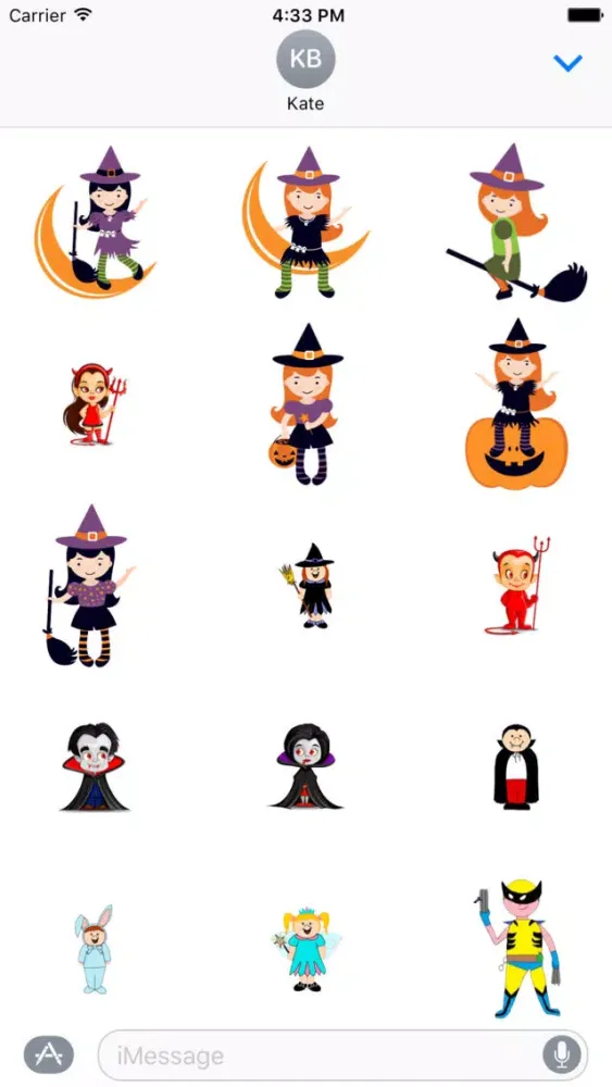 Скриншоты Cute Halloween Sticker