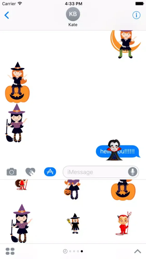 Скриншоты Cute Halloween Sticker