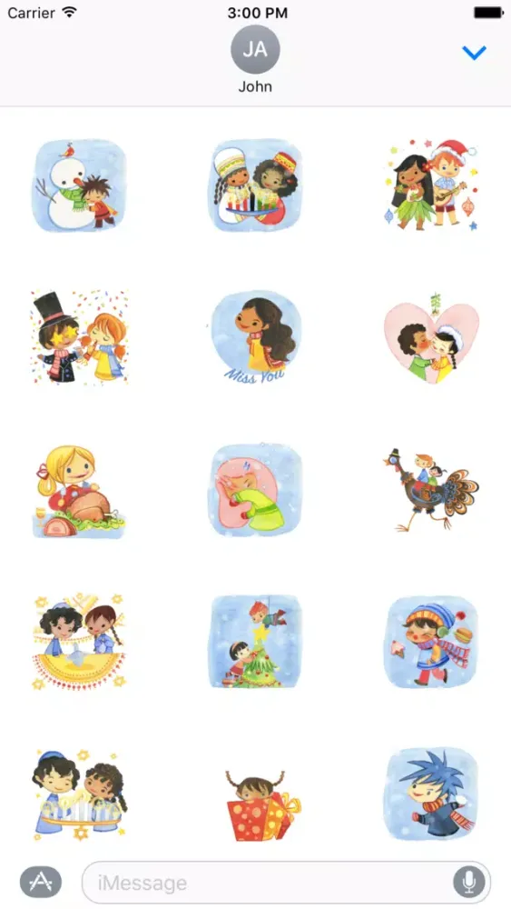 Tangkapan layar Holiday in Love Animating