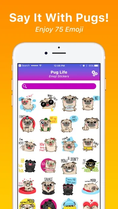 Pug Life Emoji Stickers應用截圖