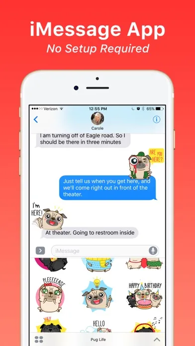 Pug Life Emoji Stickers應用截圖